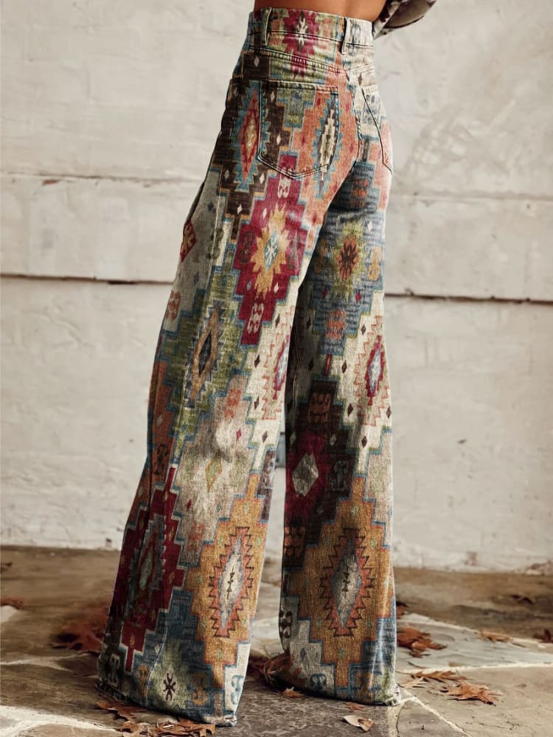 Léa | Printed Wide-Leg Pants