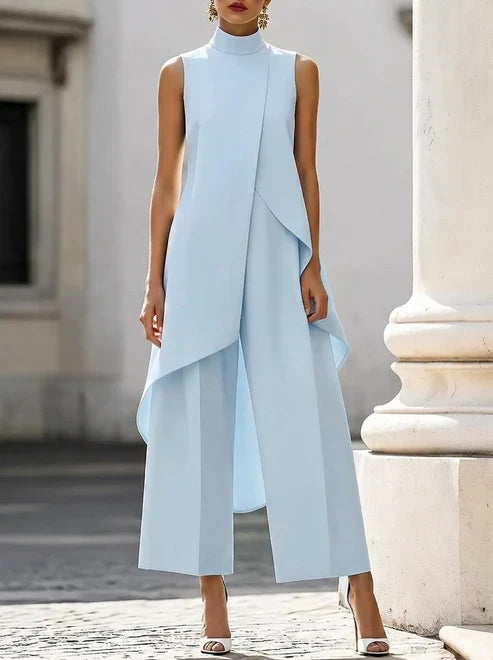 Martina | Asymmetric Top & Pants Set