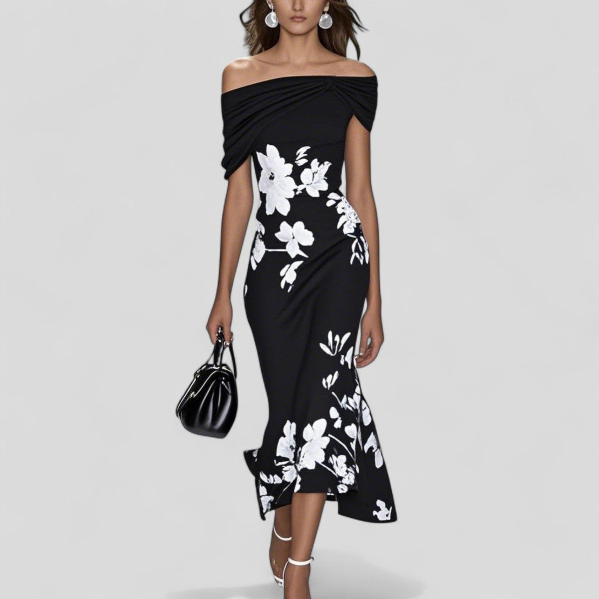 Isabrunel | Floral Midi Dress
