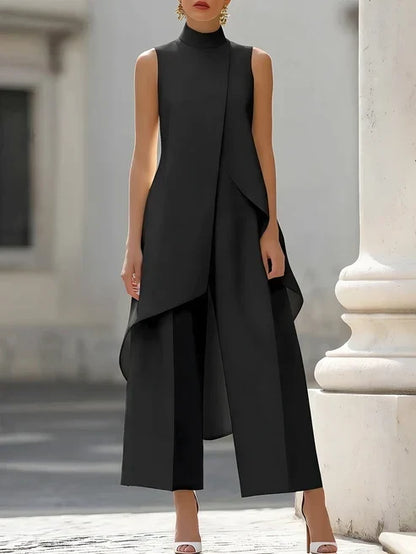 Martina | Asymmetric Top & Pants Set