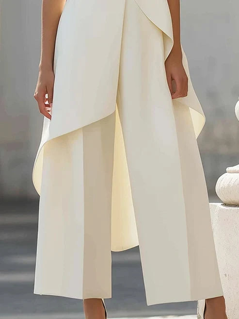 Martina | Asymmetric Top & Pants Set