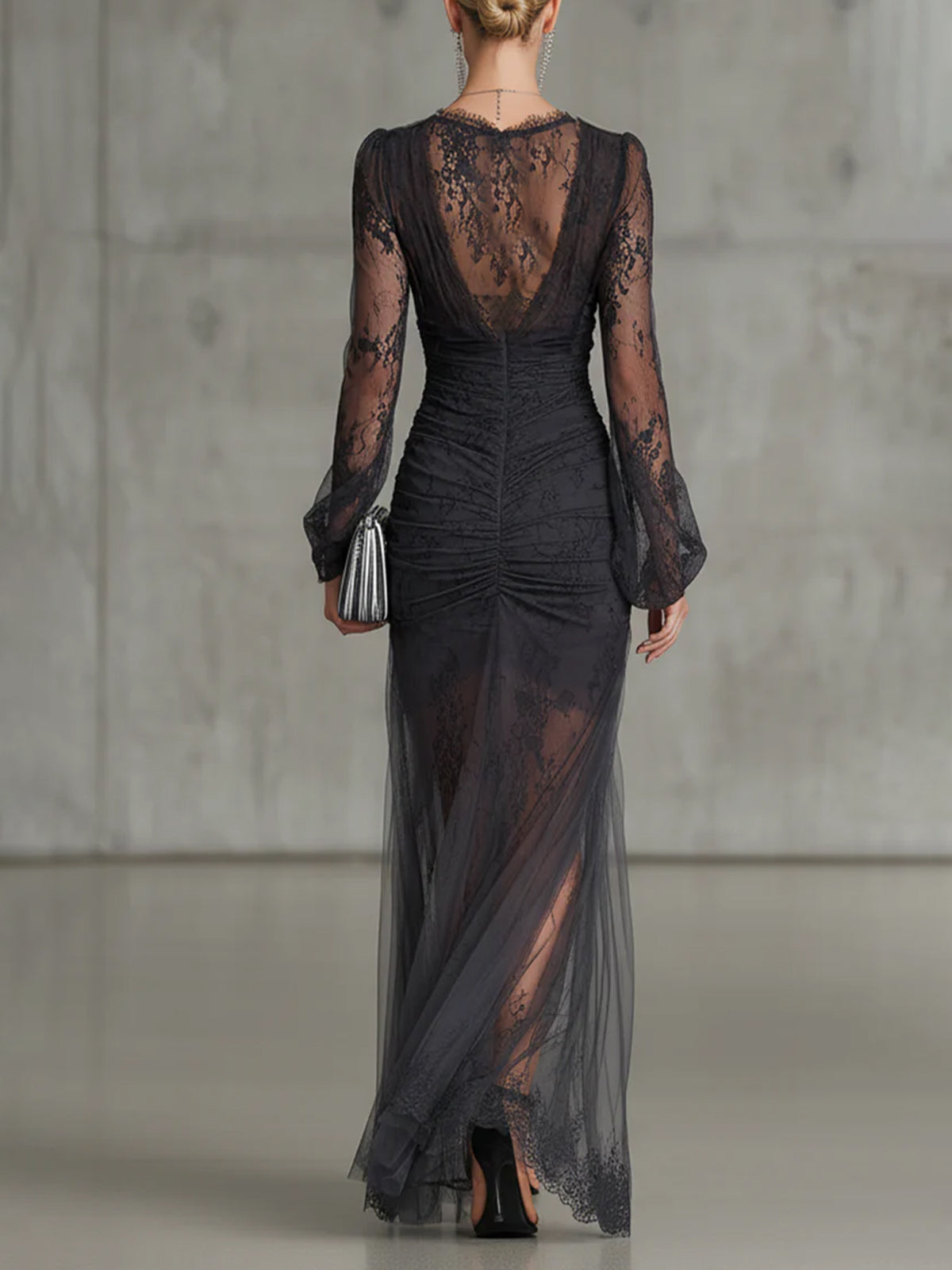 Quintina | Lace-Detail Maxi Dress