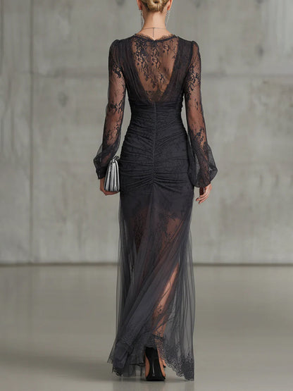 Quintina | Lace-Detail Maxi Dress