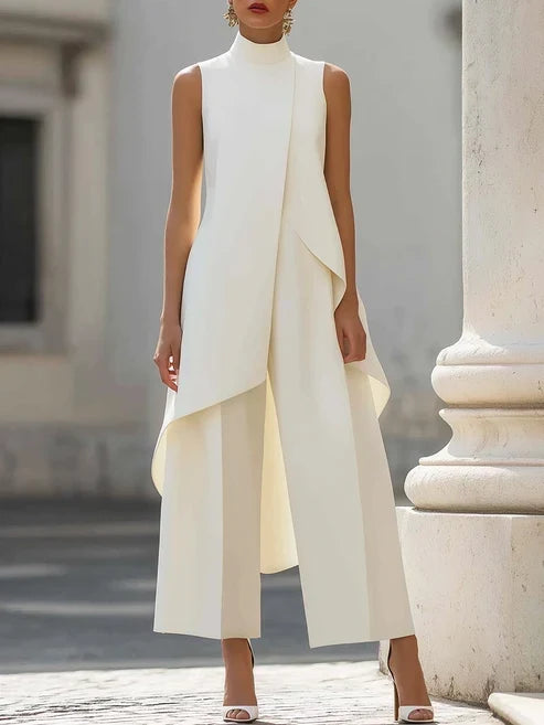 Martina | Asymmetric Top & Pants Set
