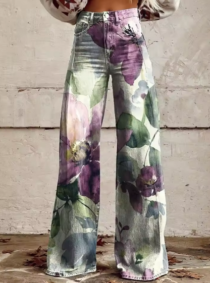 Alessia | Floral Wide-Leg Pants