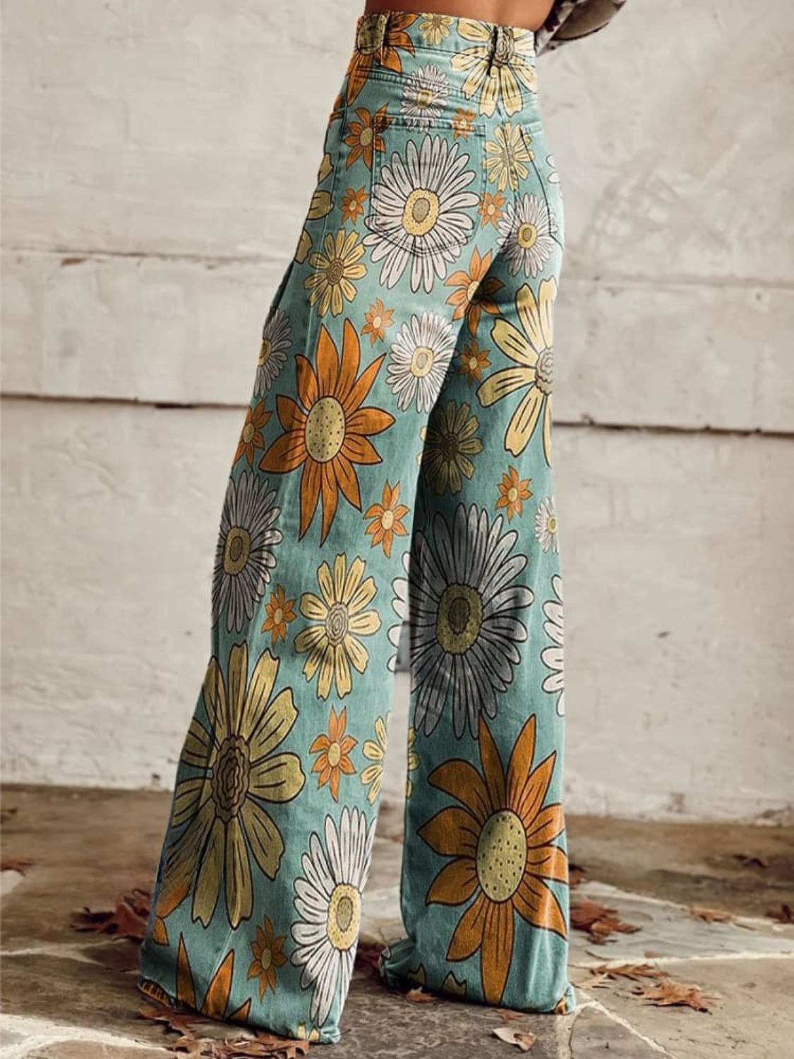 Cirilla | Floral Wide-Leg Pants