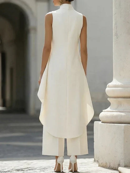 Martina | Asymmetric Top & Pants Set