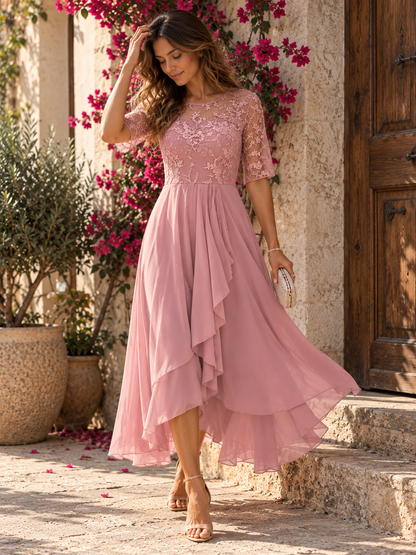 Rhonda | Lace-Detail Dress