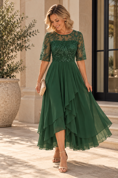 Rhonda | Lace-Detail Dress