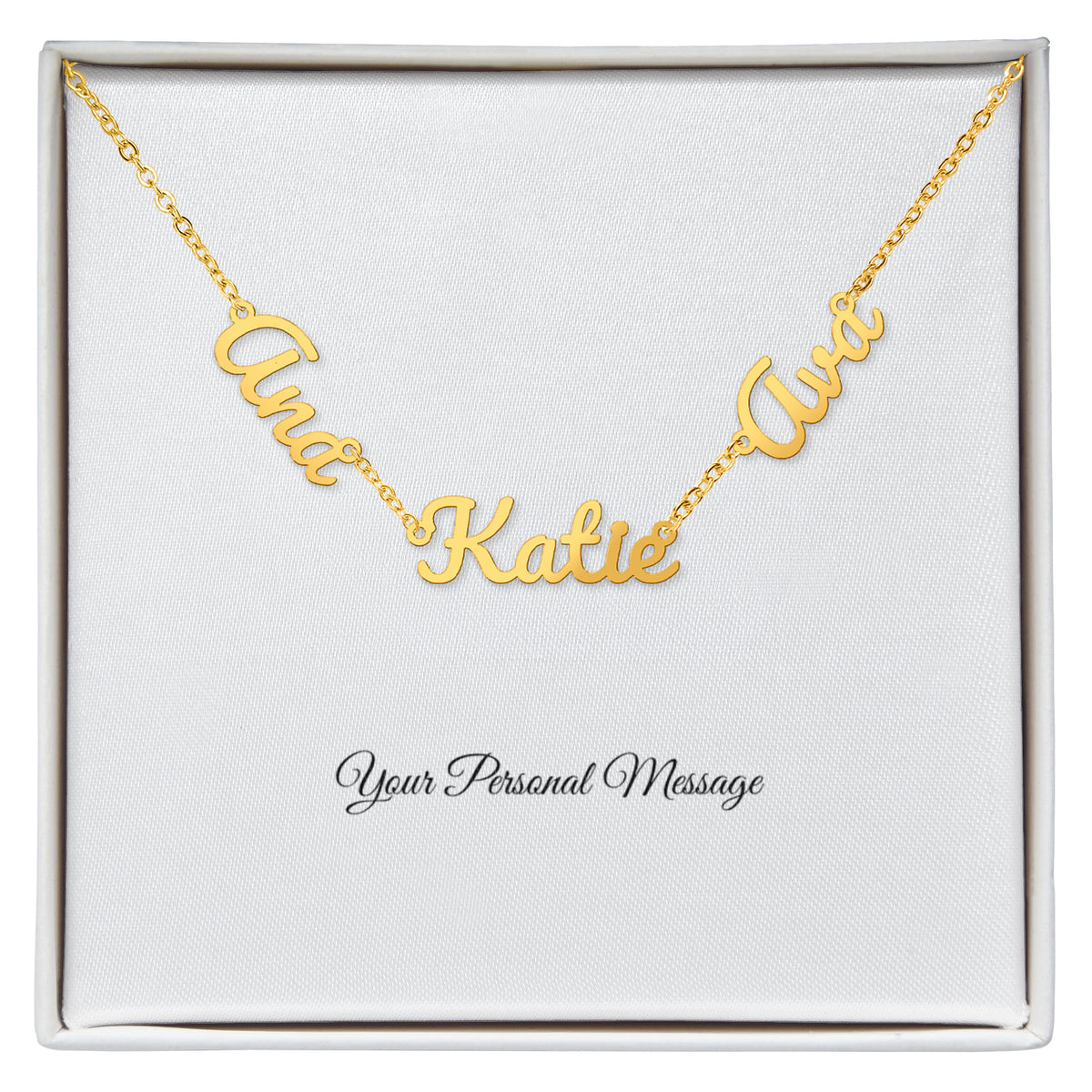 Multiple Name Necklace - Add Your Own Names