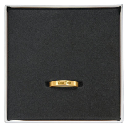Custom Women's Ring - Engrave Your Name