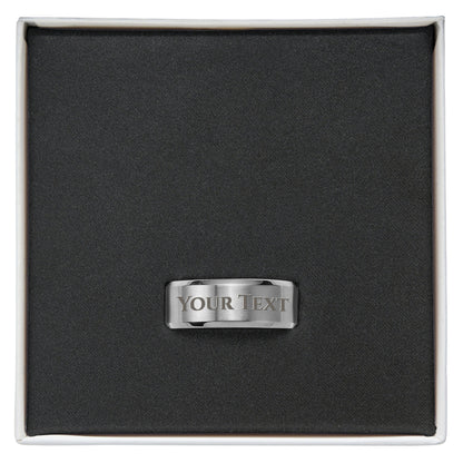 Custom Men's Ring - Engrave Your Name
