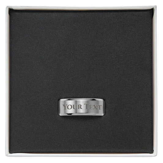 Custom Men's Ring - Engrave Your Name