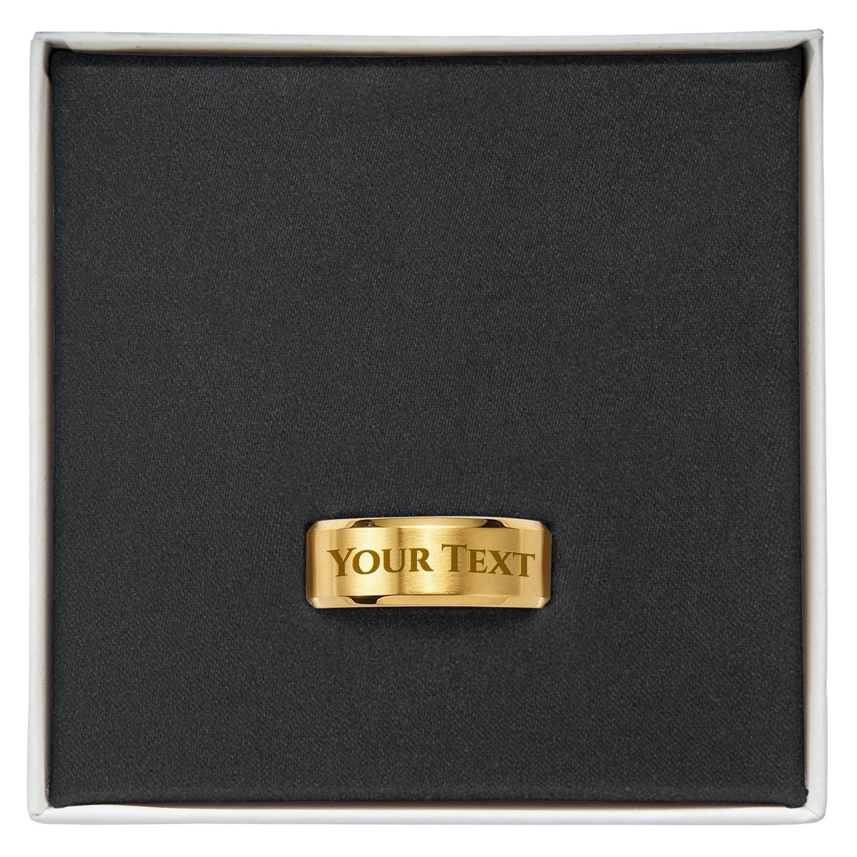 Custom Men's Ring - Engrave Your Name