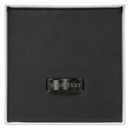 Custom Men's Ring - Engrave Your Name