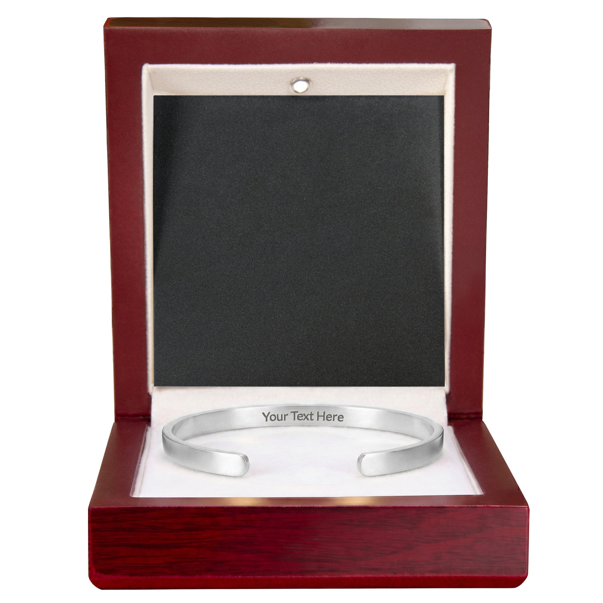 Custom Engraved Cuff Bracelet - Add Your Own Text