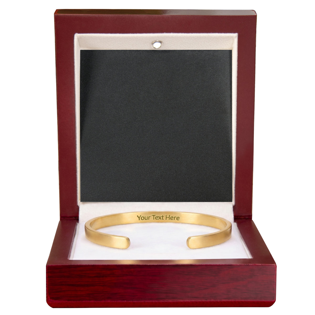 Custom Engraved Cuff Bracelet - Add Your Own Text