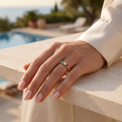 Women's Stackable Birthstone Ring