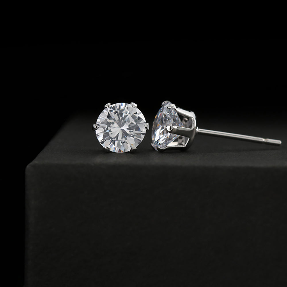 14K Gold Dipped Cubic Zirconia Earrings