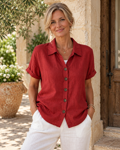 Aurelia | Classic Button-Up Shirt