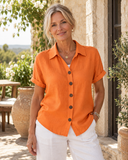 Aurelia | Classic Button-Up Shirt