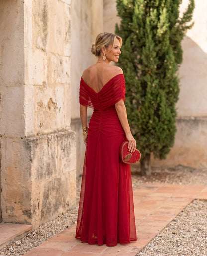 Aveline | V-Neck Draped Dress