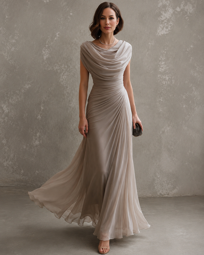 Jilliann | Cowl-Neck Maxi Dress