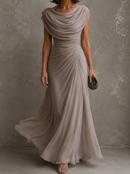 Jilliann | Cowl-Neck Maxi Dress