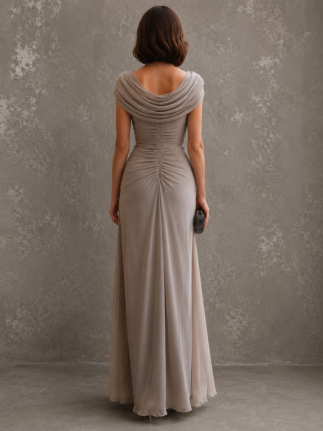 Jilliann | Cowl-Neck Maxi Dress
