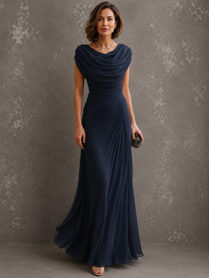 Jilliann | Cowl-Neck Maxi Dress