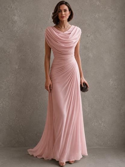 Jilliann | Cowl-Neck Maxi Dress