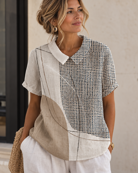 Lana | Abstract-Print Shirt